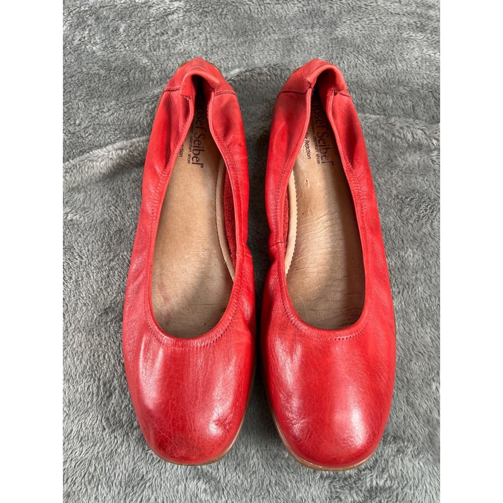 Josef Seibel Ballet Flats EU 40 US 9 Fenja Red Comfy Fast Ship